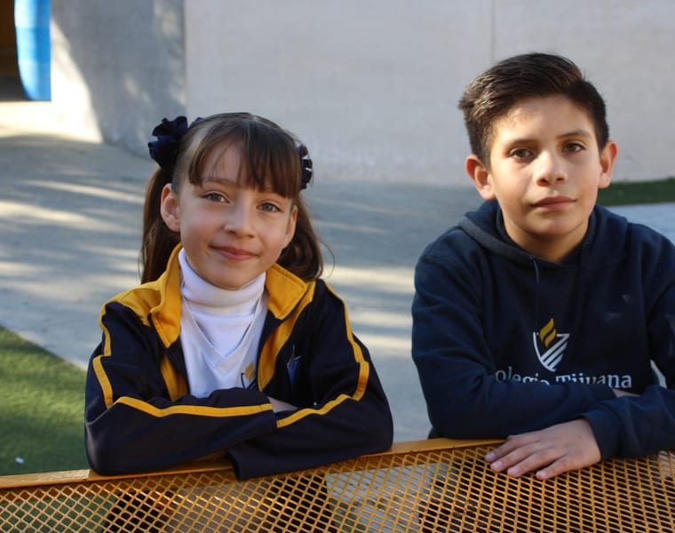 Alumnos de primaria del Colegio Tijuana